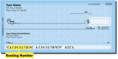 Identifying Routing And Account Numbers